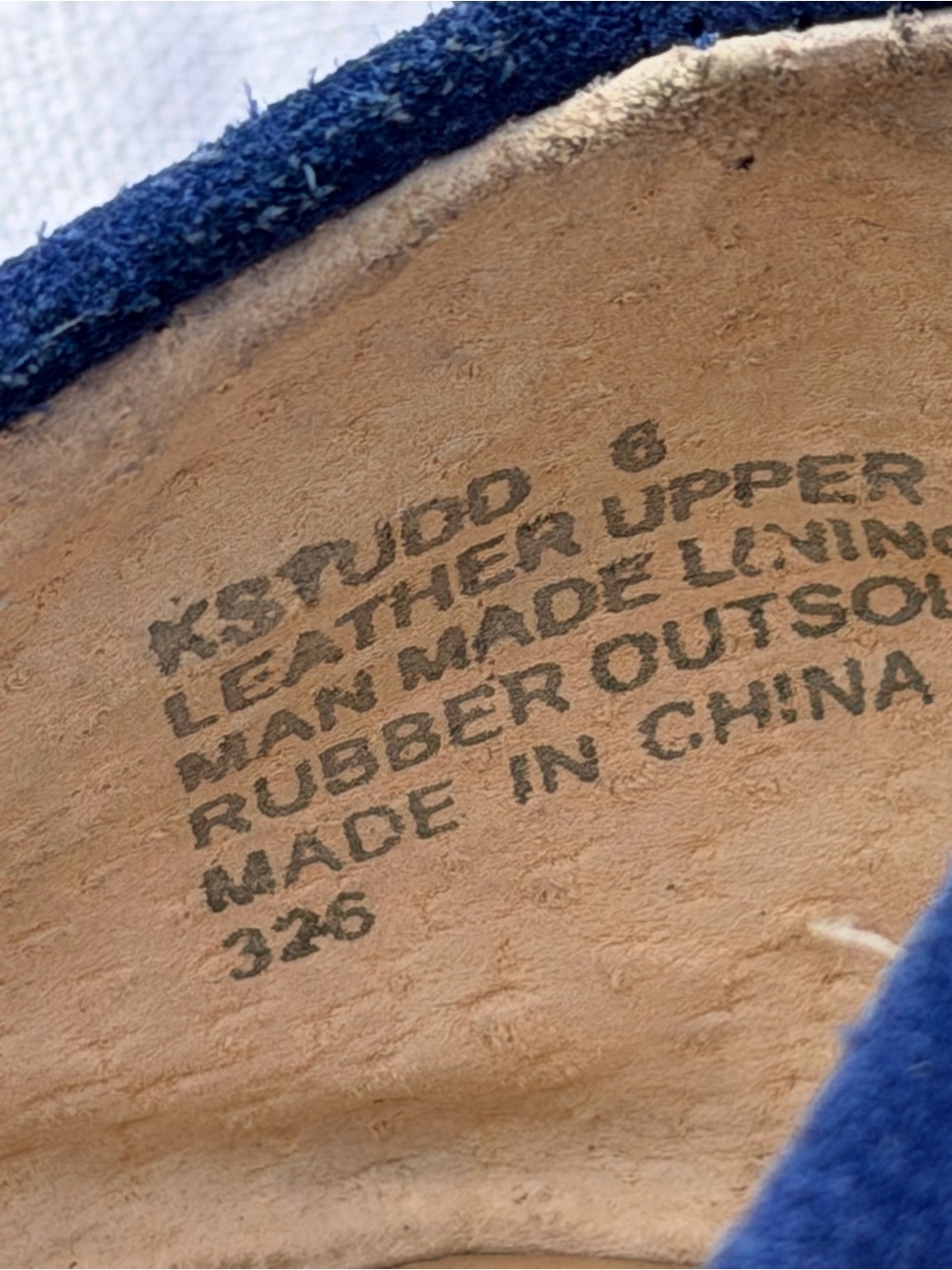 Steve Madden Royal Blue Studded Ballet Flats - Picture 2 of 3